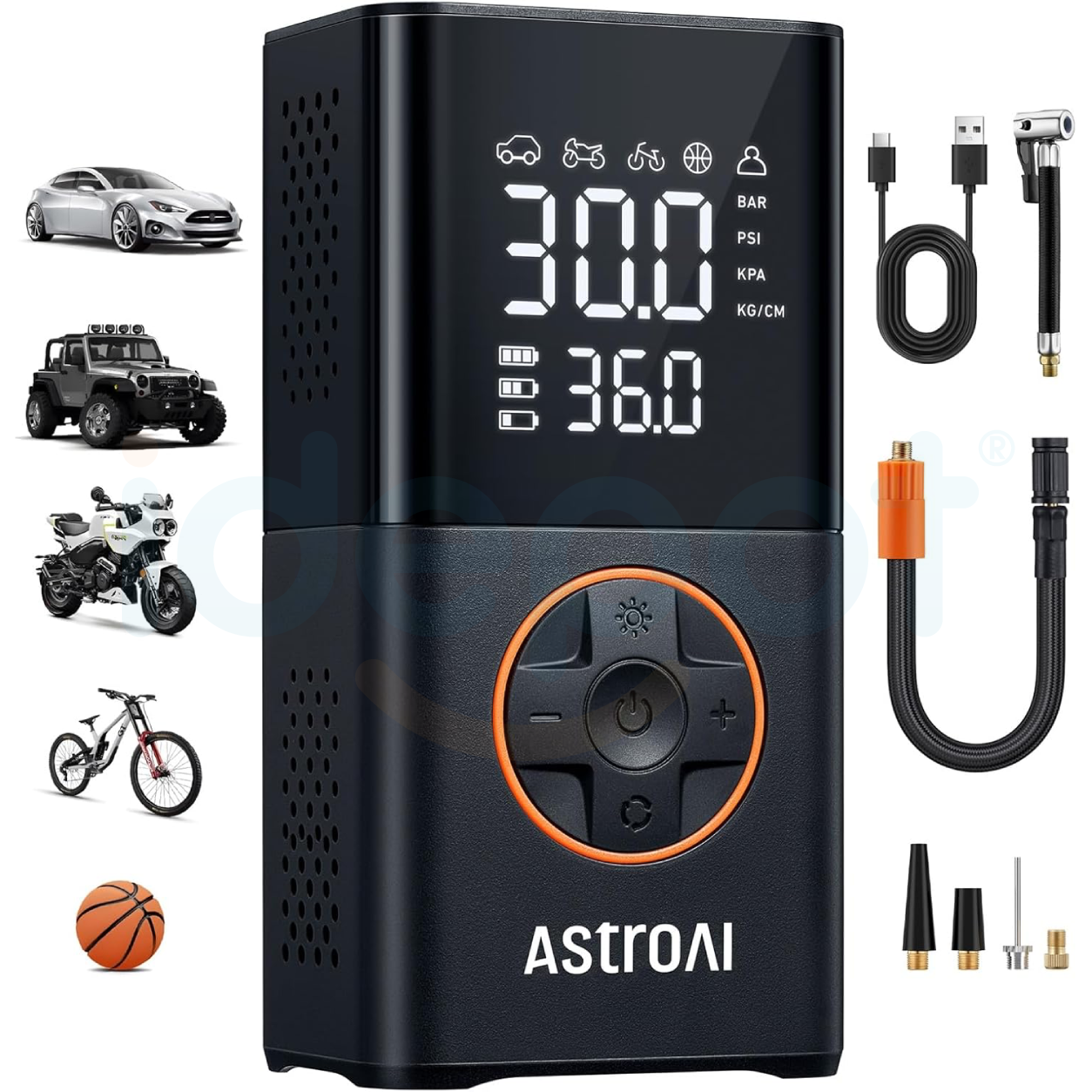 Compresor Inflador Portatil de llantas 150PSI