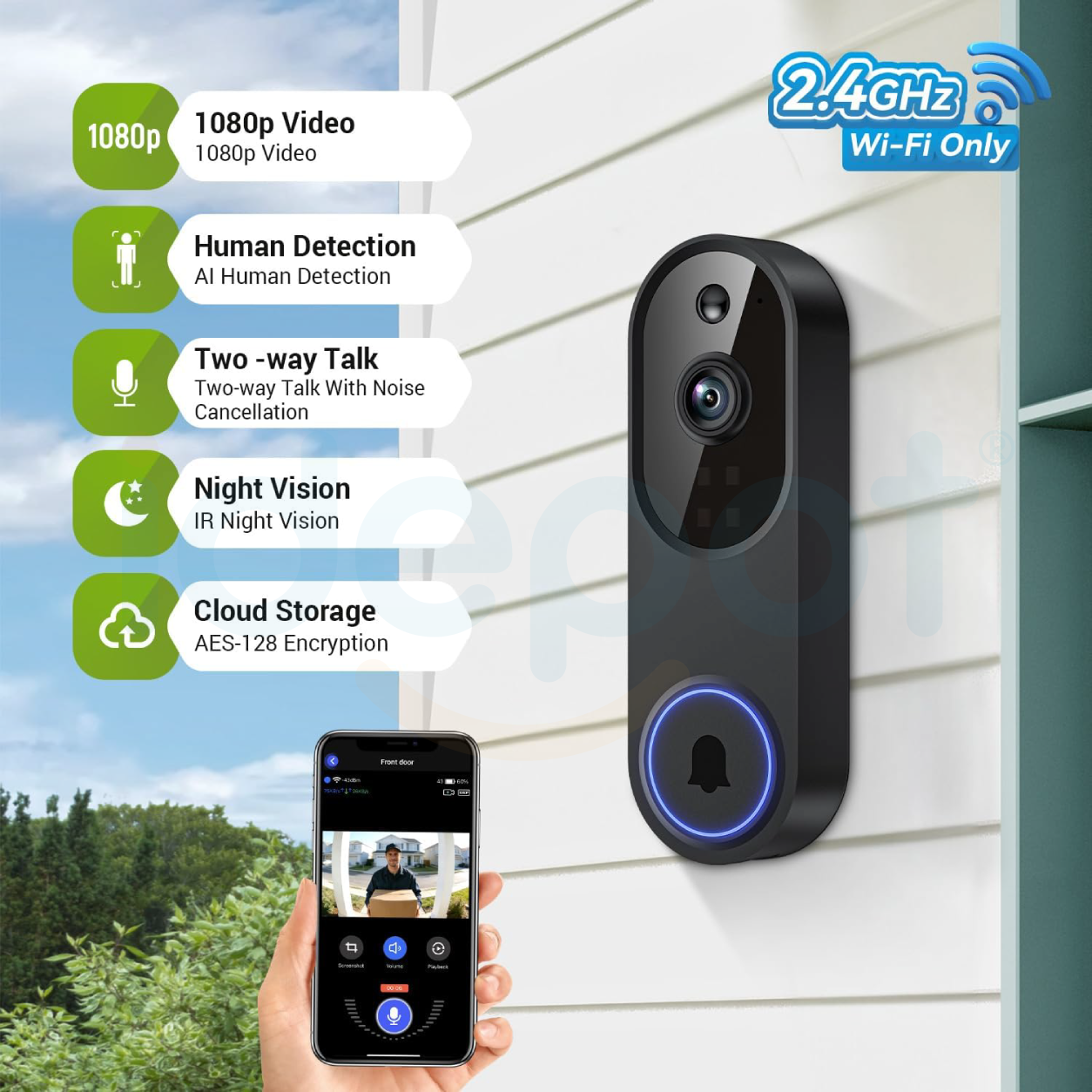 Timbre inteligente wifi con IA